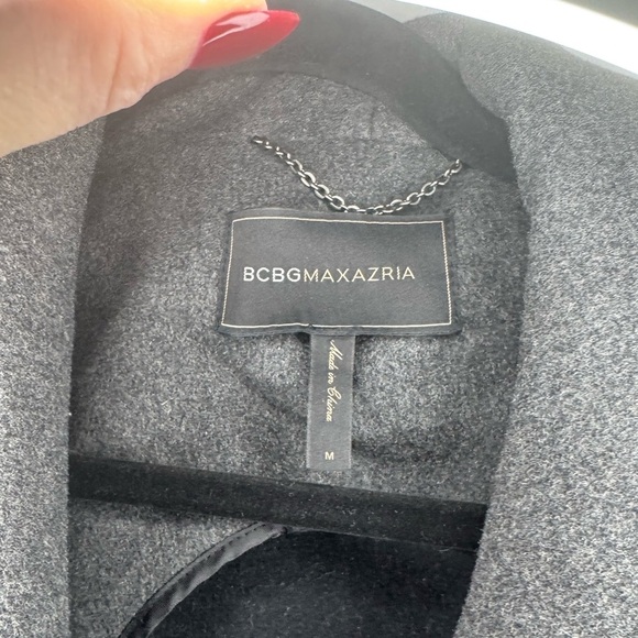 BCBGMaxAzria Gray Coat - Size M - Picture 6 of 17